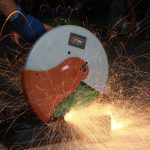 Green Flat Cutting Wheels Application